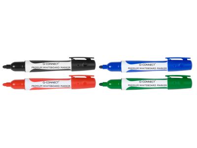 Q-CONNECT Permium whiteboard marker, 3 mm, ronde punt, zwart
