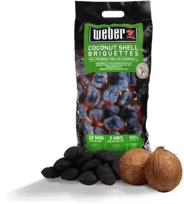 Weber kokosnoot briketten 4 kg