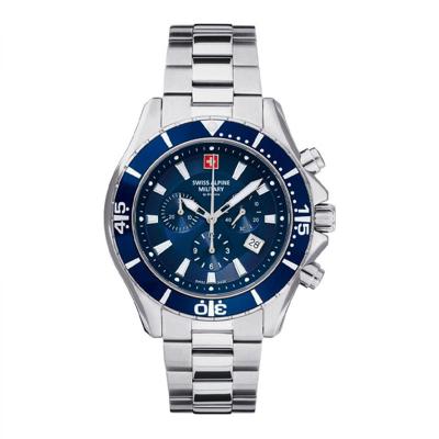 Swiss Alpine Military Quartz Chronograph 7040.9135 10ATM 44MM