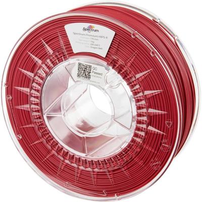 Spectrum Filaments 80077 HIPS-X DRAGON RED Filament HIPS, Supportmateriaal Slagvast, Makkelijk te schuren, Mat 1.75 mm 1000 g Rood Z-HIPS 1 stuk(s)