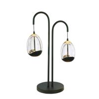 Highlight TafellampClear Egg zwart 2-lichts - T1456.20 - thumbnail
