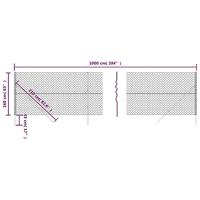 VidaXL Gaashek 1,6x10 m antracietkleurig - thumbnail