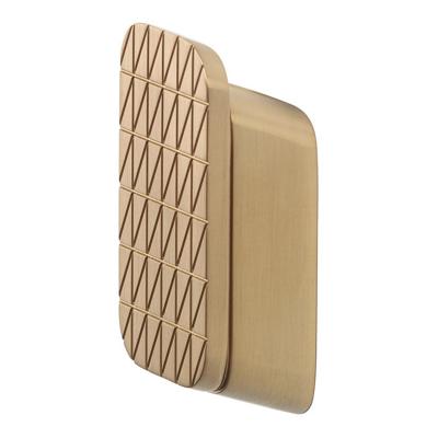 Handdoekhaak Medium Geesa Shift met Driehoekpatroon Geborsteld Goud Handdoekhaak Medium Geesa Shift met Driehoekpatroon Geborsteld Goud