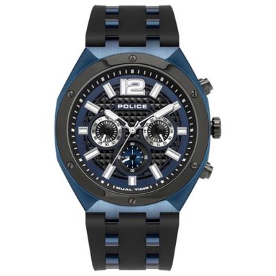Police PL15995JSBLU03P (Ø 46 mm) Heren horloge
