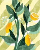 Komar Le Jardin Fotobehang Lemon Fresh - LJX4-015 - thumbnail
