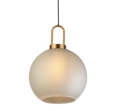 Searchlight Hanglamp GlasSnowdrop GLobe - 36631-1AC