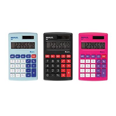 Maul M 8 Zakrekenmachine Pink Aantal displayposities: 8 werkt op batterijen, werkt op zonne-energie