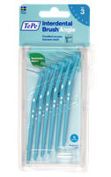 TePe Angle blauw 0.6 mm maat 3 6 Stuks - thumbnail