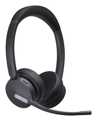 Yealink Yealink Headset WH64 Dual Teams On Ear headset Zwart - thumbnail