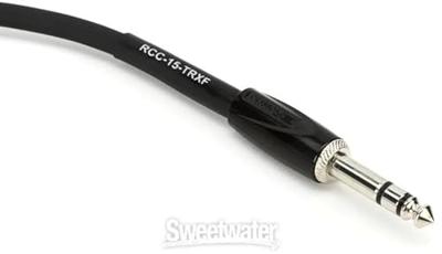 Roland RCC-15-TRXF Black Series XLR female-TRS jack male 4.5m - thumbnail