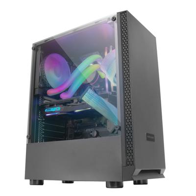 ATX Semi-toren doos Mars Gaming MCN2 Zwart - thumbnail