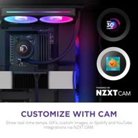 Kit voor vloeibare koeling NZXT RL-KR240-B2 Kraken Plus 240 RGB Zwart - thumbnail