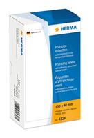 Etiket herma frankeer 4328 130 x 40 mm dubbel 500 st - thumbnail