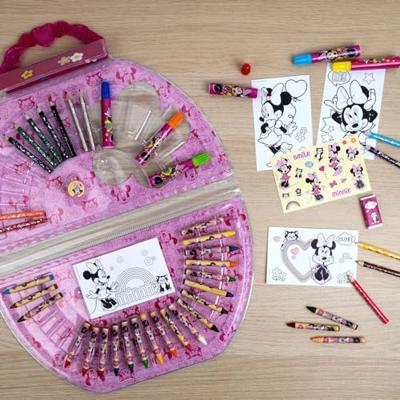 Undercover Kleurkoffer minnie mouse, 51dlg.