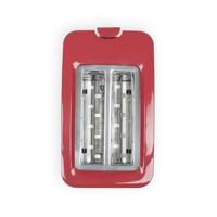 Broodrooster voor 2 sneetjes - LIVOO - DOD162RC - 750 W - Instelbare thermostaat: 7 standen - Rood - thumbnail