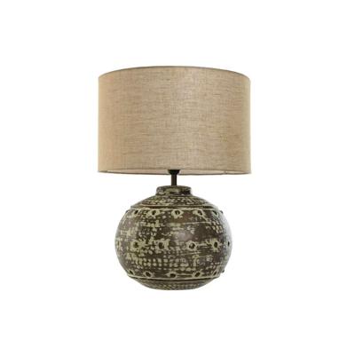 Bureaulamp Home ESPRIT Beige Koper Aluminium 50 W 220 V 40 x 40 x 55 cm Bureaulamp Home ESPRIT Beige Koper Aluminium 50 W 220 V 40 x 40 x 55 cm