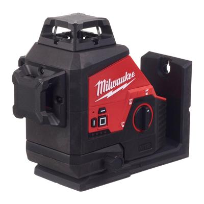 Milwaukee M12 3PL-0C Accu Kruislijnlaser 3x360° Groen 12V Basic Body in koffer - 4933478103