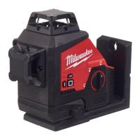 Milwaukee M12 3PL-0C Accu Kruislijnlaser 3x360° Groen 12V Basic Body in koffer - 4933478103 - thumbnail