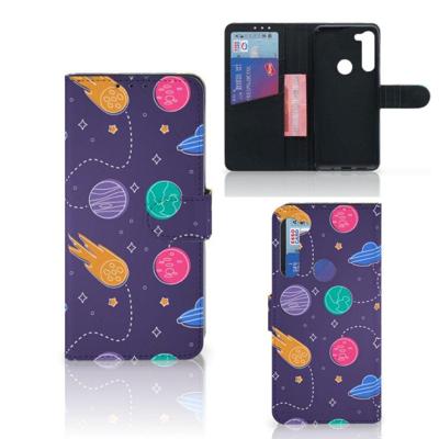 Motorola G8 Power | Wallet Case | met Pasjes | Space Motorola G8 Power | Wallet Case | met Pasjes | Space