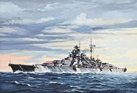Revell 1/700 Battleship Bismarck - thumbnail