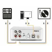 Power Dynamics PDX015 USB Phono voorversterker met software - thumbnail