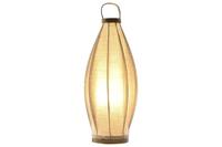 Bureaulamp Home ESPRIT Bruin Linnen Metaal Touw 25 x 25 x 60 cm - thumbnail