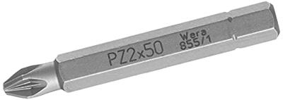 Wera 855/1 Z Bits Pozidriv, PZ 2 x 50 mm - 1 stuk(s) - 05056820001 Wera 855/1 Z Bits Pozidriv, PZ 2 x 50 mm - 1 stuk(s) - 05056820001