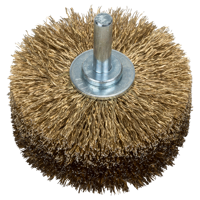 Bosch Accessories 2609256541 Houtstructuurborstel voor boormachines - geribbelde draad, vermessingd, 80 mm 1 stuk(s) - thumbnail
