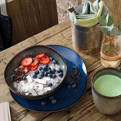 LIKE BY VILLEROY & BOCH - Lave - Dinerbord 28cm Bleu LIKE BY VILLEROY & BOCH - Lave - Dinerbord 28cm Bleu