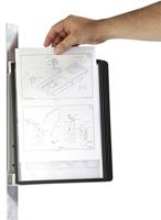 Durable Wandhouder voor bureaustandaard VARIO MAGNET WALL 5 Zwart DIN A4 Aantal meegeleverde displaypanels 5 - thumbnail