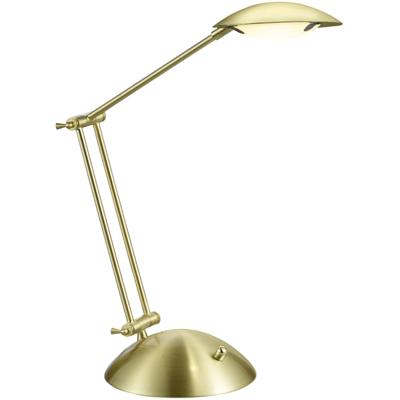 LED Bureaulamp - Trion Kalka - 6W - Warm Wit 3000K - Dimbaar - Rond - Mat Koper - Aluminium LED Bureaulamp - Trion Kalka - 6W - Warm Wit 3000K - Dimbaar - Rond - Mat Koper - Aluminium