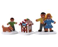 Kerstfiguur Fido s new house set of 3 LEMAX - Lemax - thumbnail