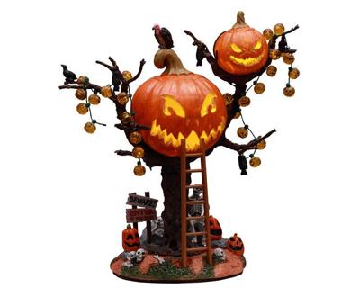 Pumpkin tree house, b/o (4.5v) - Lemax