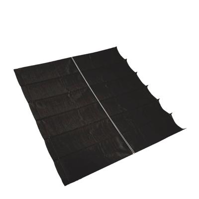 Nesling Coolfit harmonica schaduwdoek zwart 2.9 x 3 meter