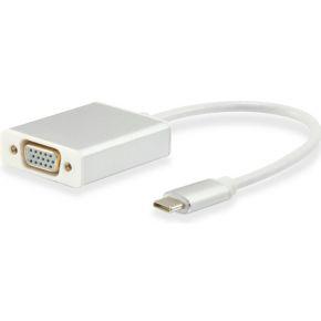 Equip 133451 usb type c male to hd15 vga female adapter, 15cm