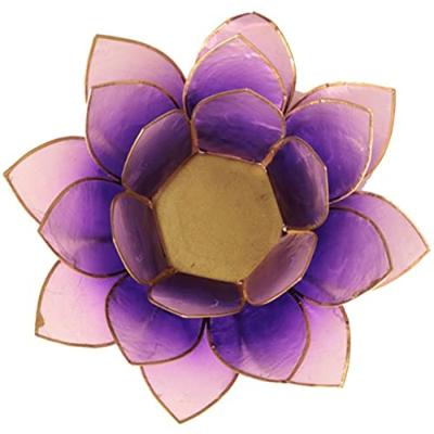 Lotus Sfeerlicht Violet Goudrand