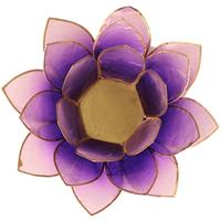 Lotus Sfeerlicht Violet Goudrand - thumbnail
