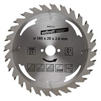 Wolfcraft Handcirkelzaagblad | HM | 28 Zähne | Ø180mm | 1 stuk - 6472000 - thumbnail