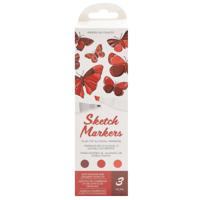 American Crafts • sketch markers dual tip cherry - thumbnail