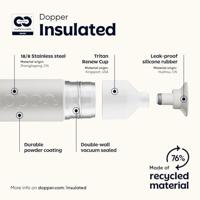 Dopper Insulated 350Ml Thermosfles Gentle Grey 350ml - thumbnail