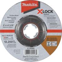 Makita Accessoires E-00402 | Afbraamschijf | X-LOCK | 125x6,0x22,23mm RVS - e-00402 - thumbnail