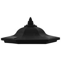 VidaXL Led-solarlampen zwart 3 st - thumbnail