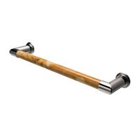 Elektrische Radiator Cascade 60x12 cm Giallo Sienna Marble / Polished Nickel HD Heating - thumbnail