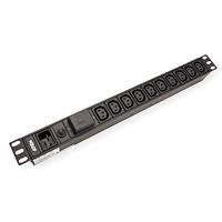 Basic 1U PDU with surge protection - thumbnail