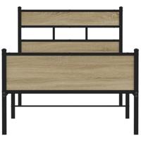 Bedframe zonder matras hout sonoma eikenkleurig 107x200 cm - thumbnail
