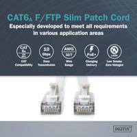 Digitus DK-1632-A-070S RJ45 Netwerkkabel, patchkabel CAT 6A F/FTP 7 m Grijs Halogeenvrij, Afgeschermd 7 m - thumbnail