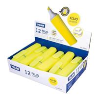 Fluorescerende Markeerstift Set Milan Geel (12 Stuks) - thumbnail