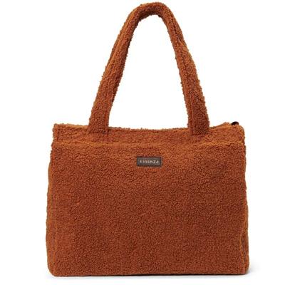 Essenza Schoudertas Peyton Teddy Leather Brown Essenza Schoudertas Peyton Teddy Leather Brown