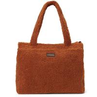 Essenza Schoudertas Peyton Teddy Leather Brown - thumbnail