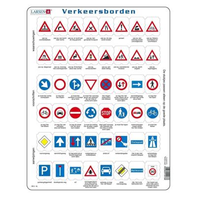 Selecta Larsen verkeersborden, 48st. Selecta Larsen verkeersborden, 48st.